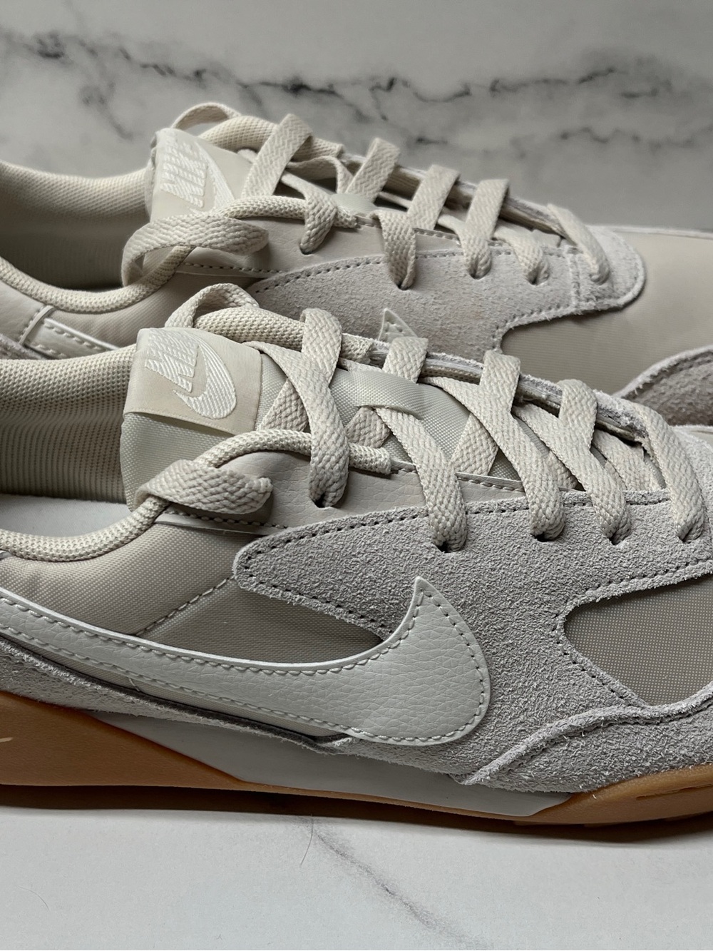 Nike Terra Manta Suede White Shoes Size Women 9.5